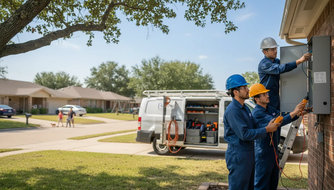 Certified electrician providing emergency electrical services in Ardmore, OK